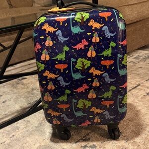 Dinosaur Adventure Kids Rolling Suitcase